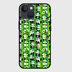 Чехол для iPhone 13 mini Мишки панда мультяшные