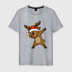 Мужская футболка хлопок Dabbing deer