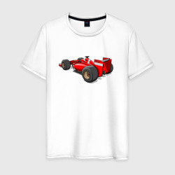 Формула-1 красная – Мужская футболка хлопок с принтом купить со скидкой в -20%