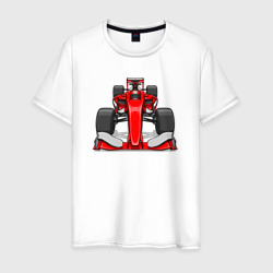 Formula-1 Red – Мужская футболка хлопок с принтом купить со скидкой в -20%