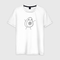 Авокадинка мальчик – Мужская футболка хлопок с принтом купить со скидкой в -20%