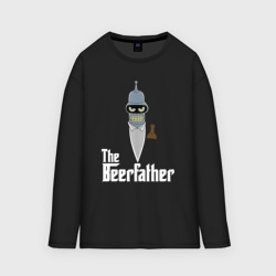 Женский лонгслив oversize хлопок The beerfather