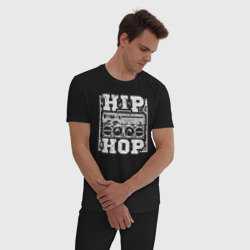 Мужская пижама хлопок Hip hop life - фото 2