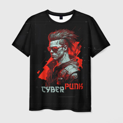 Мужская футболка 3D Cyberpunk man