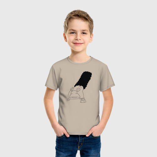 Детская футболка хлопок с принтом Джеральд из Эй Арнольда, фото на моделе #1