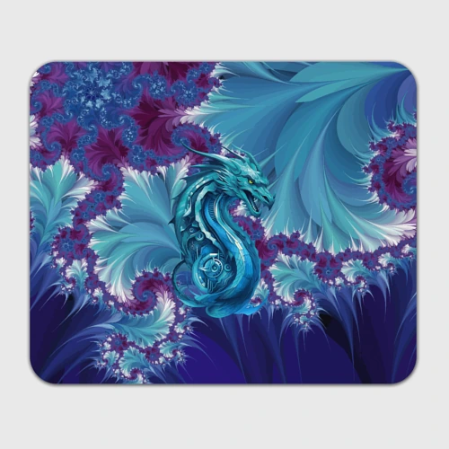 Прямоугольный коврик для мышки Dragon - irezumi - ai art