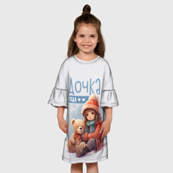 Детское платье 3D Самая любимая дочь года - фото 2