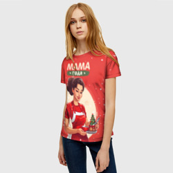 Женская футболка 3D Мамуля года самая лучшая - фото 2