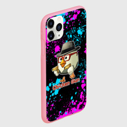 Чехол для iPhone 11 Pro Max матовый Chicken gun - neon - фото 2