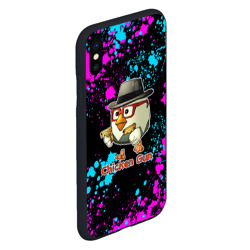 Чехол для iPhone XS Max матовый Chicken gun - neon - фото 2