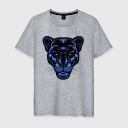 Мужская футболка хлопок Синяя пантера