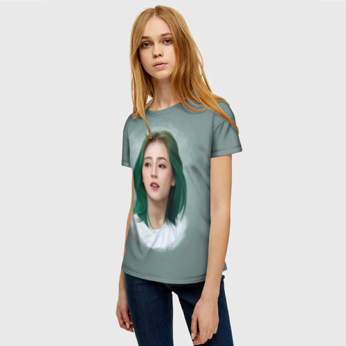 Женская футболка 3D Nancy Momaland, цвет 3D печать - фото 3