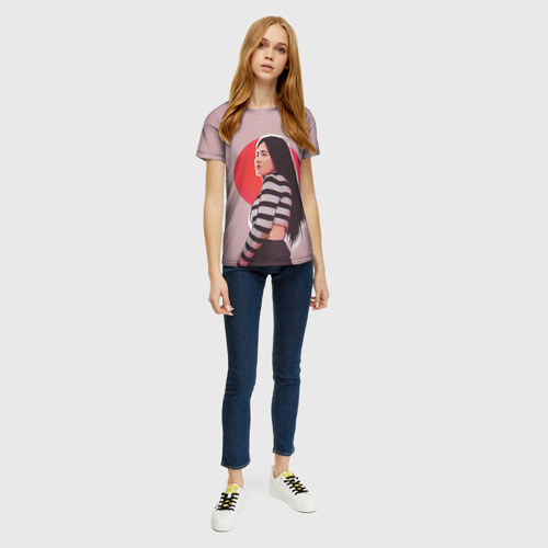 Женская футболка 3D Nancy Momaland, цвет 3D печать - фото 5