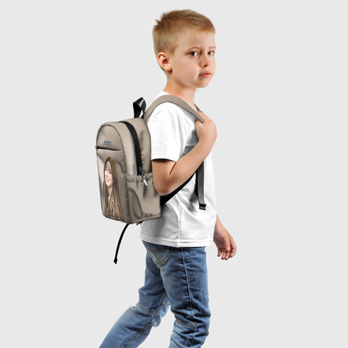 Детский рюкзак 3D с принтом Нэнси Момаленд, вид сзади #1