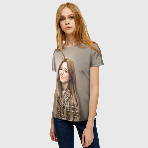 Женская футболка 3D Нэнси Момаленд, цвет 3D печать - фото 3