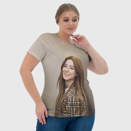 Женская футболка 3D Нэнси Момаленд, цвет 3D печать - фото 6