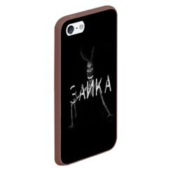 Чехол для iPhone 5/5S матовый Ужасный зайка - фото 2