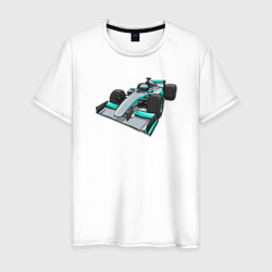 Формула-1 Mercedes – Мужская футболка хлопок с принтом купить со скидкой в -20%