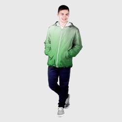 Мужская куртка 3D Лесной сон 3d зеленый градиент - фото 2