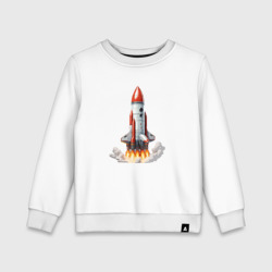 Детский свитшот хлопок Запуск космического корабля