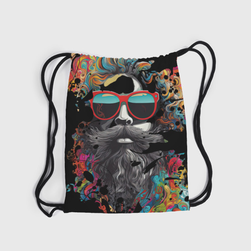 Рюкзак-мешок 3D Хиппи в красных очках - фото 6