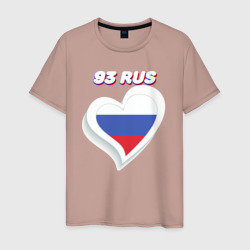 Мужская футболка хлопок 93 регион Краснодарский край