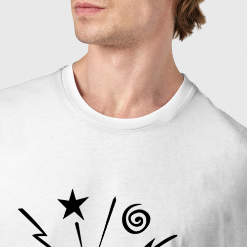 Мужская футболка хлопок с принтом Сердитый паучёк, фото #4