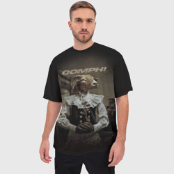 Мужская футболка oversize 3D Richter und henker  Oomph - фото 2