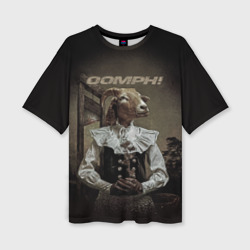 Женская футболка oversize 3D Richter und henker  Oomph