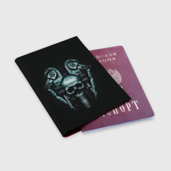 Обложка для паспорта матовая кожа Rock band Oomph - фото 2