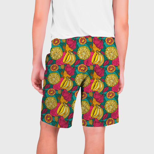 Мужские шорты 3D Банановые грозди, цвет 3D печать - фото 2