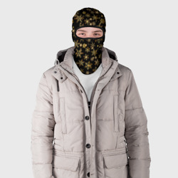 Балаклава 3D Россыпи золотых снежинок - фото 2