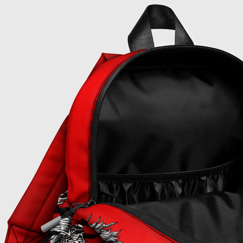 Детский рюкзак 3D с принтом Дед Мороз с копьем и драконом, фото #4