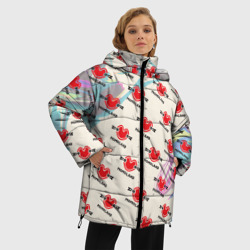 Женская зимняя куртка Oversize Momaland pattern - фото 2