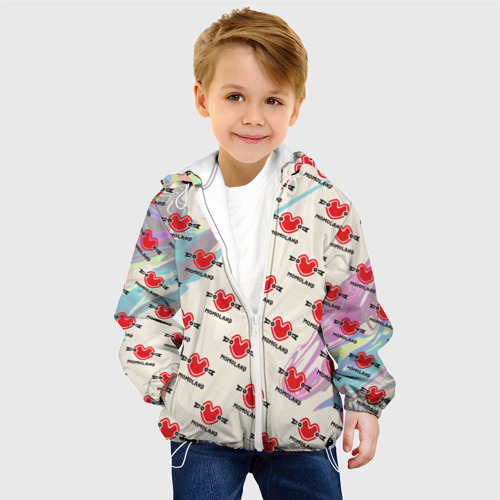 Детская куртка 3D Momaland pattern, цвет белый - фото 3