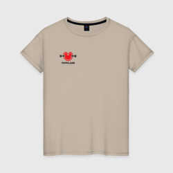 Momaland logo – Женская футболка хлопок с принтом купить со скидкой в -20%