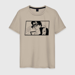 Джотаро из ДжоДжо – Мужская футболка хлопок с принтом купить со скидкой в -20%