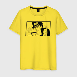 Джотаро из ДжоДжо – Мужская футболка хлопок с принтом купить со скидкой в -20%