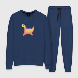 Женский костюм хлопок Милый желтый динозавр