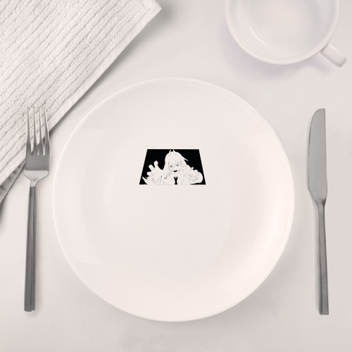 Набор: тарелка + кружка Пауэр из Человек Бензопила - фото 4