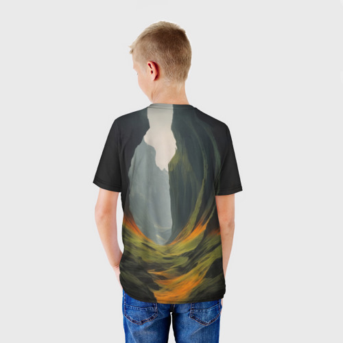 Детская футболка 3D Природа на загадочной планете , цвет 3D печать - фото 4