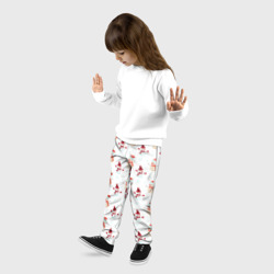 Детские брюки 3D Снеговики и снежинки - фото 2