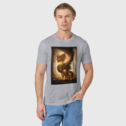 Мужская футболка хлопок Мифическая лисица - фото 2