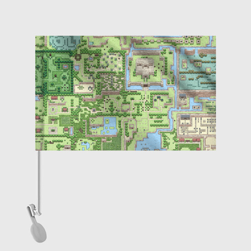 Флаг для автомобиля Zelda:  карта - фото 2