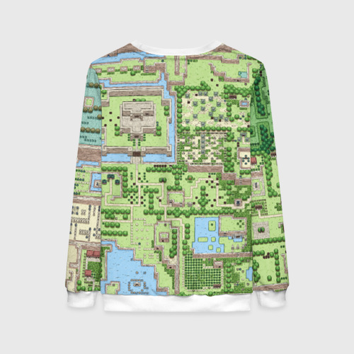 Женский свитшот 3D Zelda:  карта, цвет 3D печать - фото 2