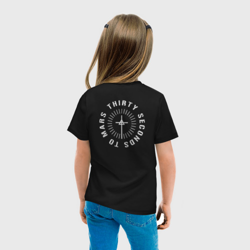 Детская футболка хлопок с принтом Mars 30STM, вид сзади #2
