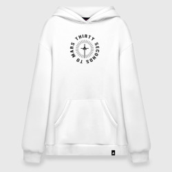 Худи SuperOversize хлопок 30STM logo