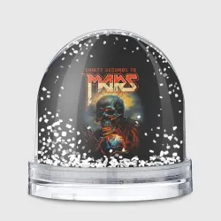 Игрушка Снежный шар Thirty seconds to mars skull