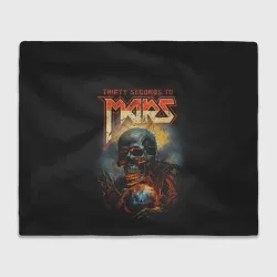 Плед 3D Thirty seconds to mars skull