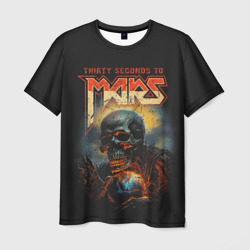 Thirty seconds to mars skull – Мужская футболка 3D с принтом купить со скидкой в -26%